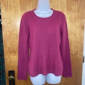 Magenta Pink Naadam Cashmere Sweater - Size M